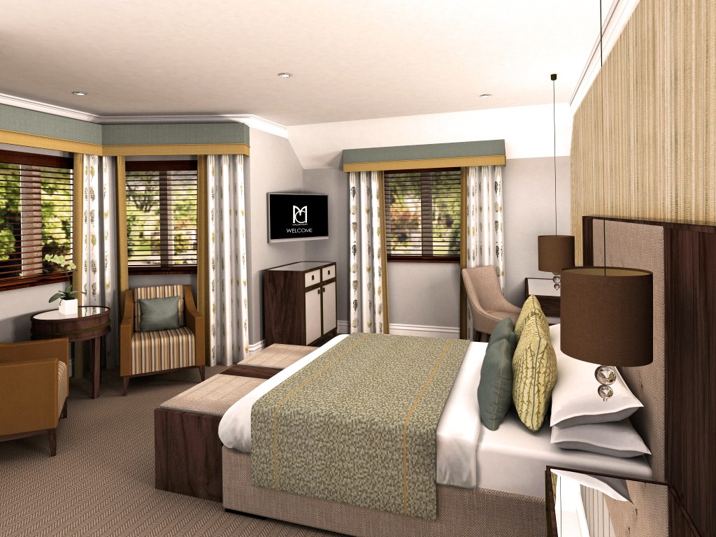 Mallory Court Spa Bedroom Cgi Top Tourist